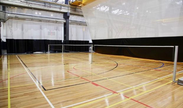 Фотография Территория мяча. Корт для бадминтона