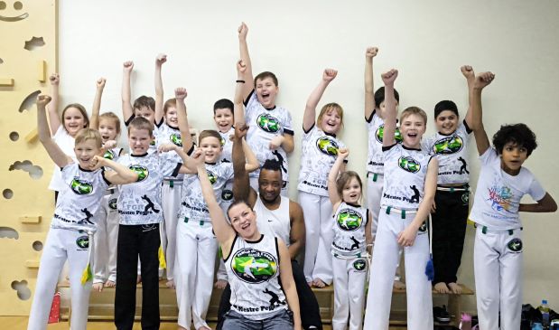 Фотография Капоэйра в г.Московский с мастером из Бразилии в Школе капоэйры FGR