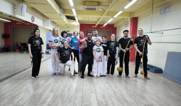 Фотография Капоэйра в г.Московский с мастером из Бразилии в Школе капоэйры FGR