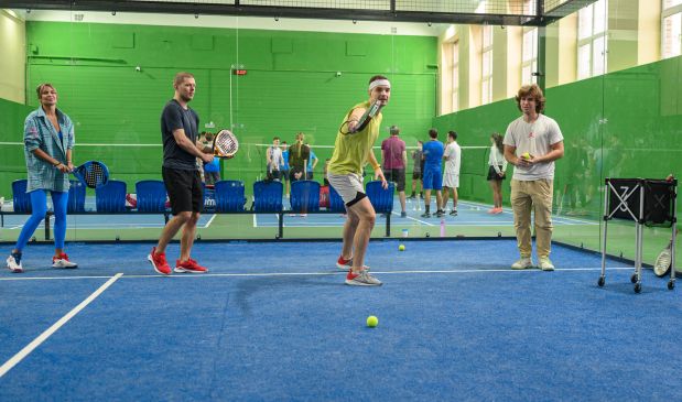 Фотография Обучение игре в падел теннис
