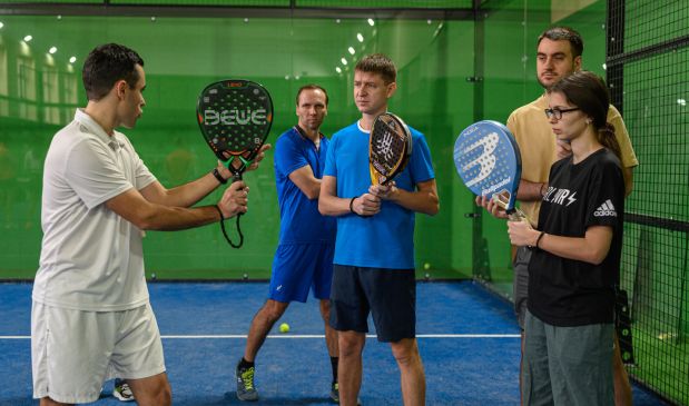 Фотография Обучение игре в падел теннис