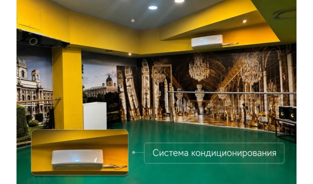 Фотография Зеленый зал для танцев в Студии 5