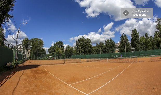 Фотография Открытые теннисные корты на стадионе 