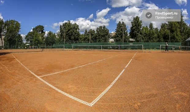 Фотография Открытые теннисные корты на стадионе 